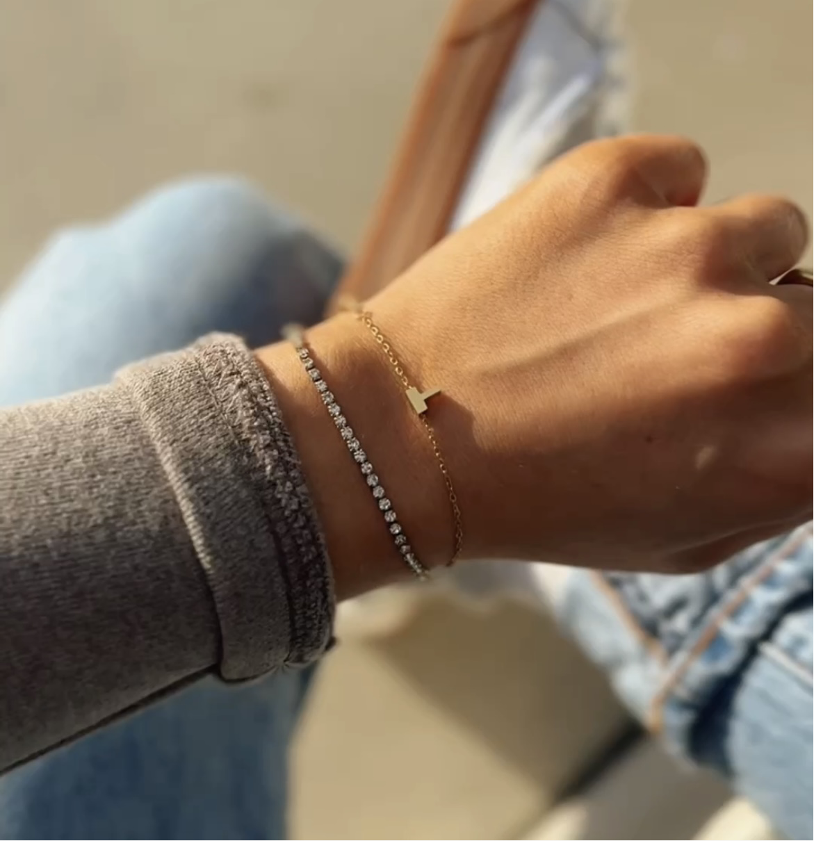 Alexandra Initial Bracelet