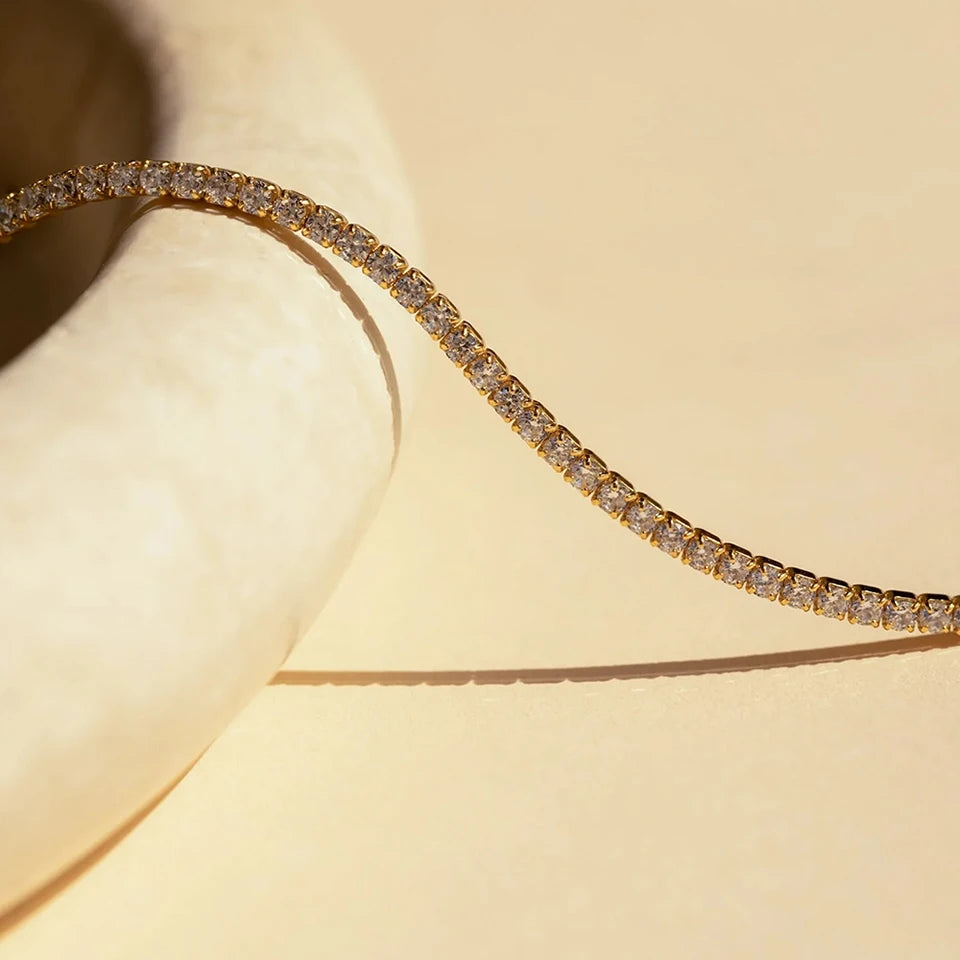 Diamond Gal Chain Necklace