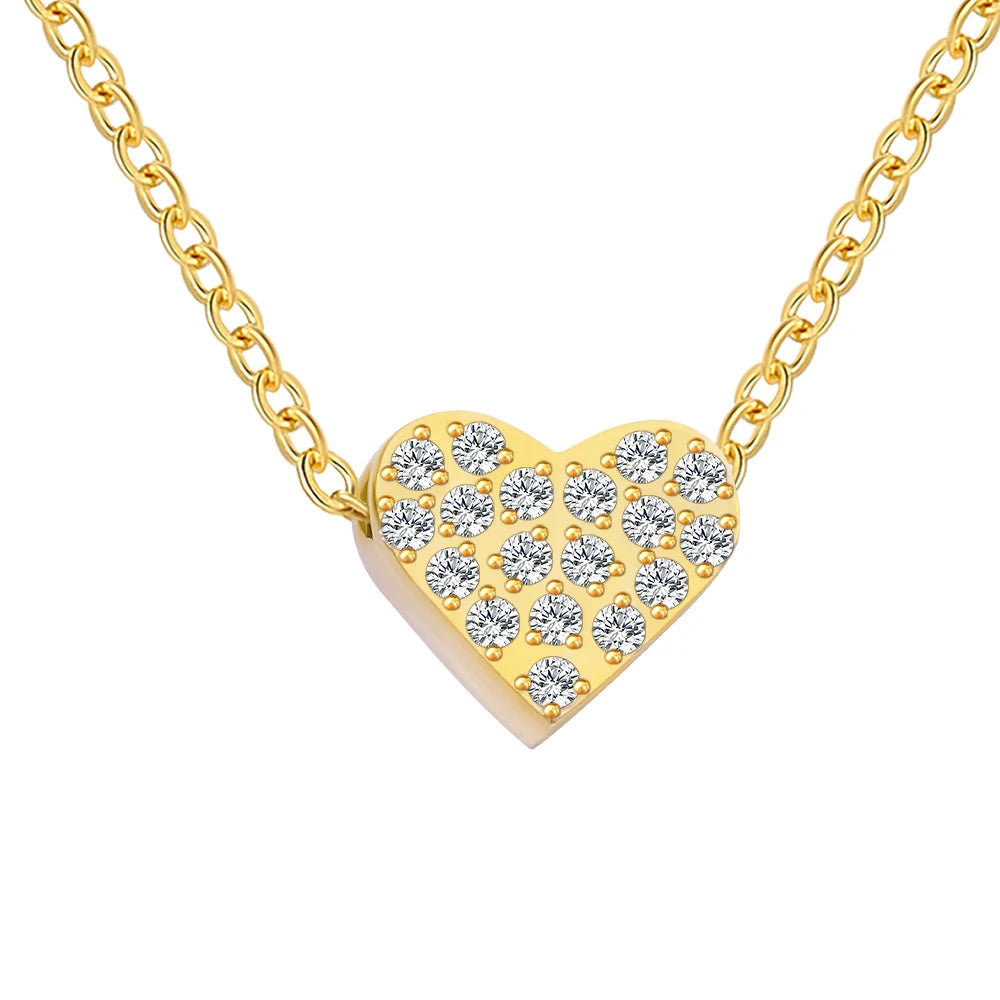 Mia Initial Studded Necklace