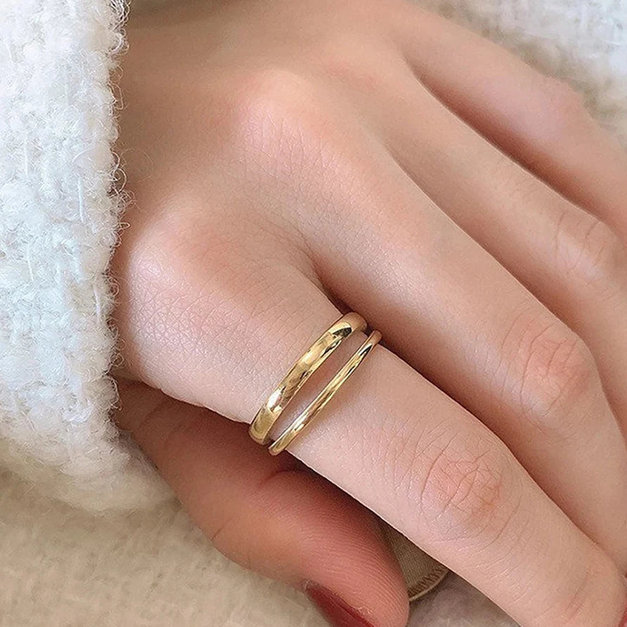 Remi Double Open Ring
