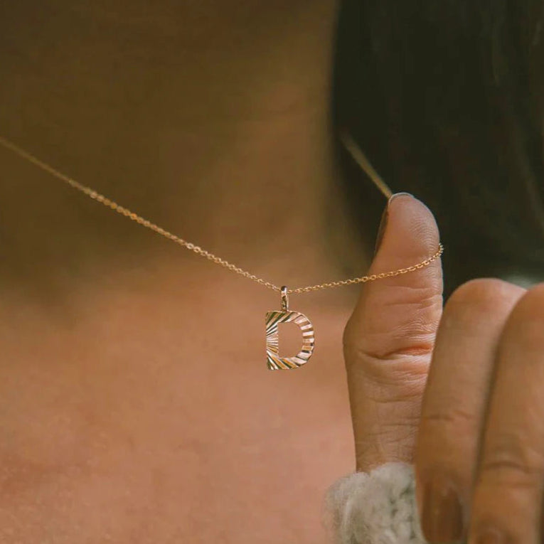 Solene Initial Necklace