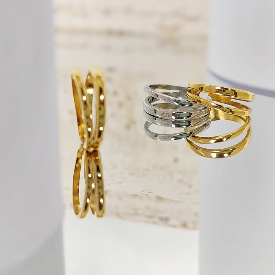 Remi Double Open Ring