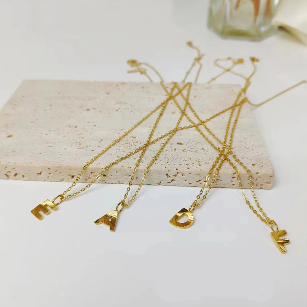 Solene Initial Necklace