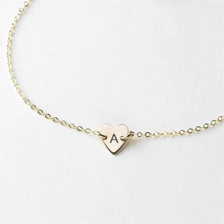 Madison Initial Heart Bracelet