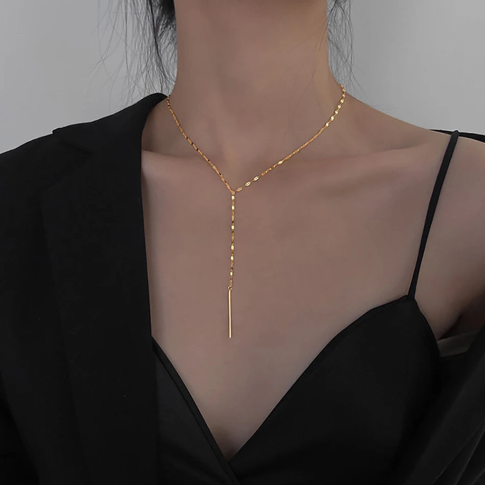 Carina Drop Choker Chain