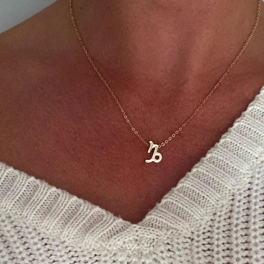 Zodiac Girly Pendant Necklace