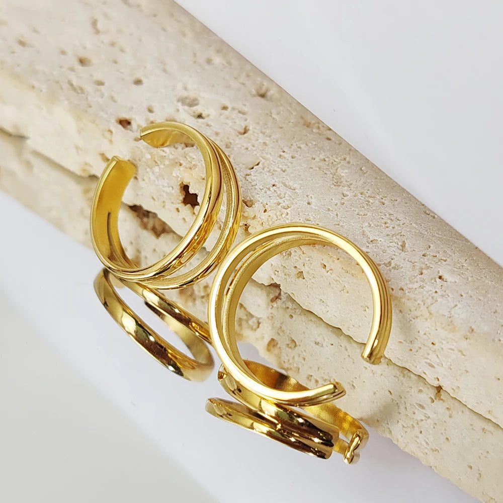 Remi Double Open Ring