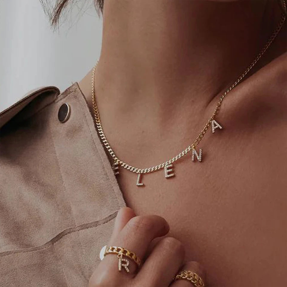 Cutie Pie Gold Necklace
