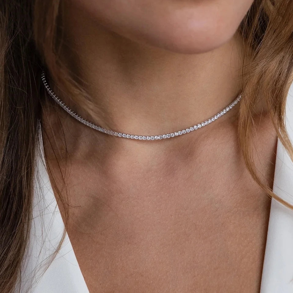 Diamond Gal Chain Necklace