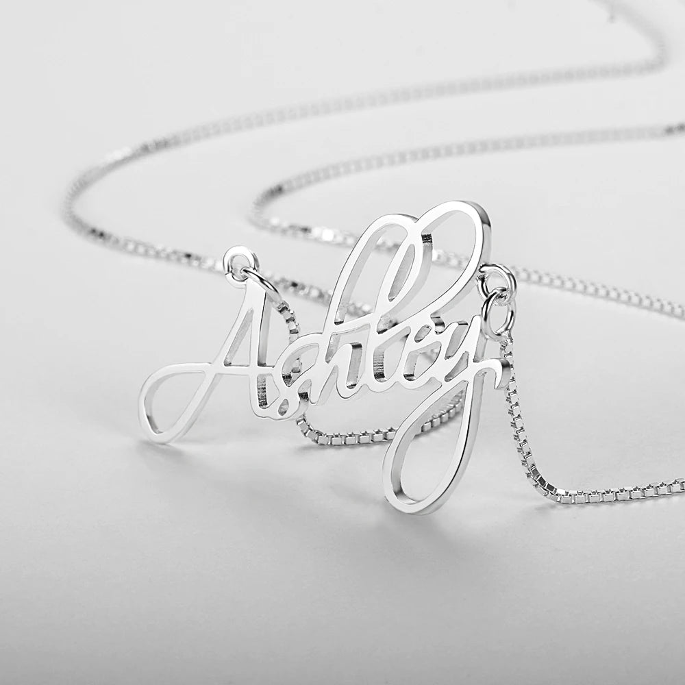 Feeling Free Cursive Necklace