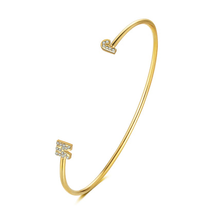 Bliss Initial Bangle