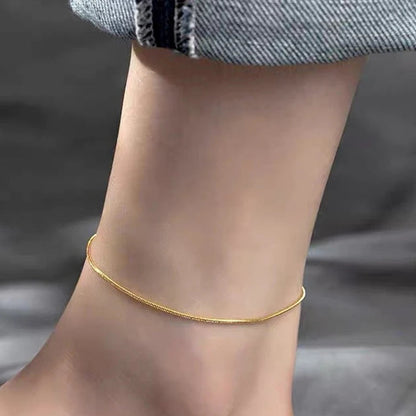 Molly Round Snake Anklet
