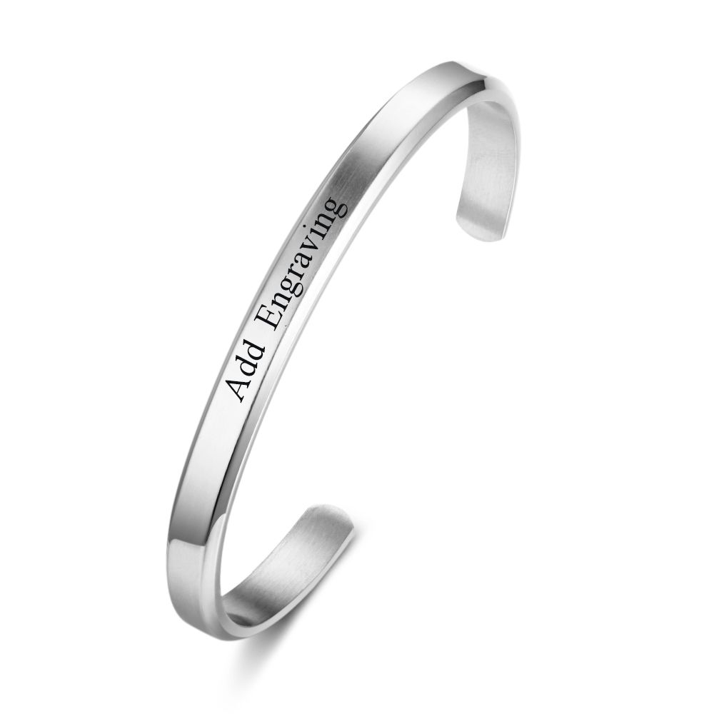 Go Lucky Engraved Bangle