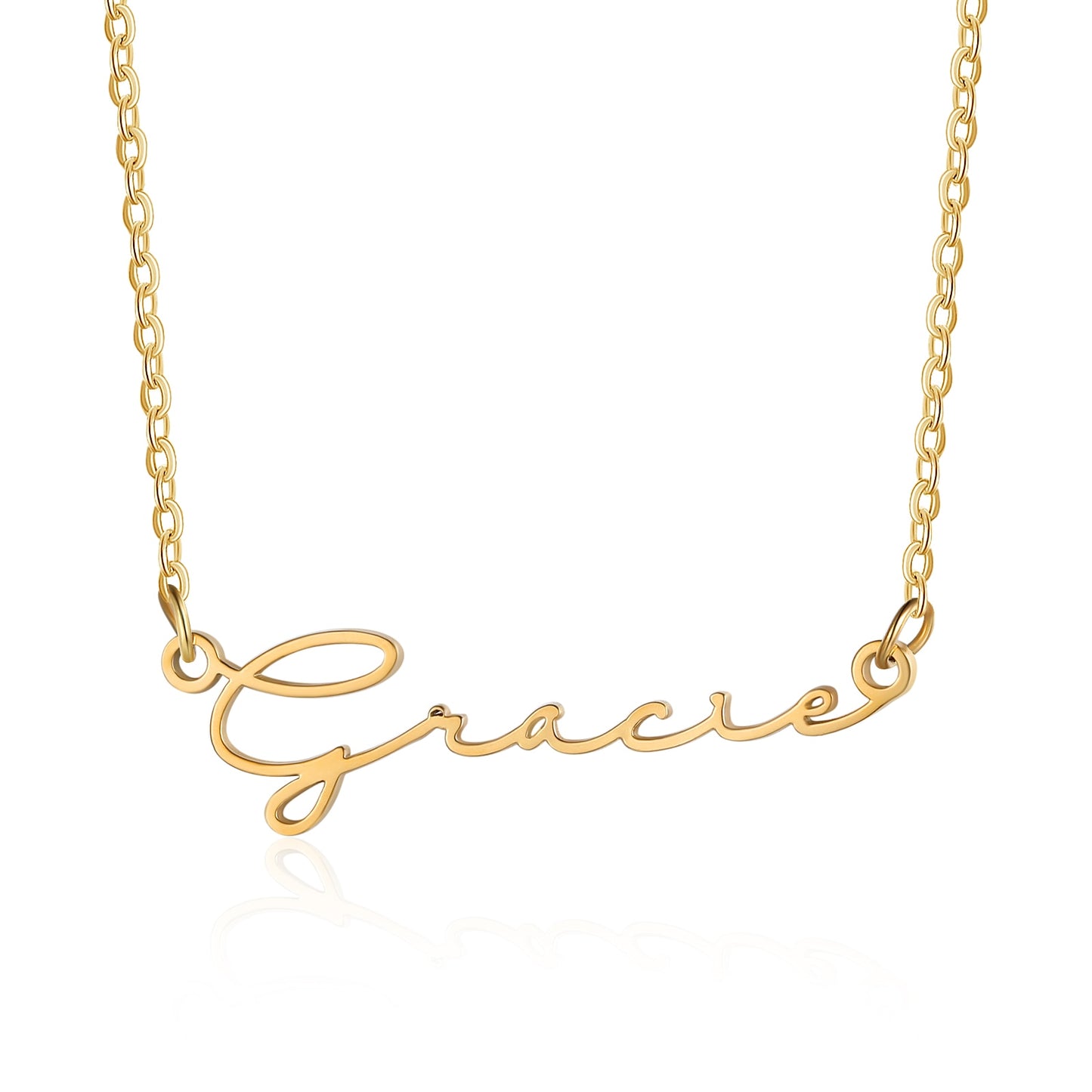 Adore Me Cursive Necklace